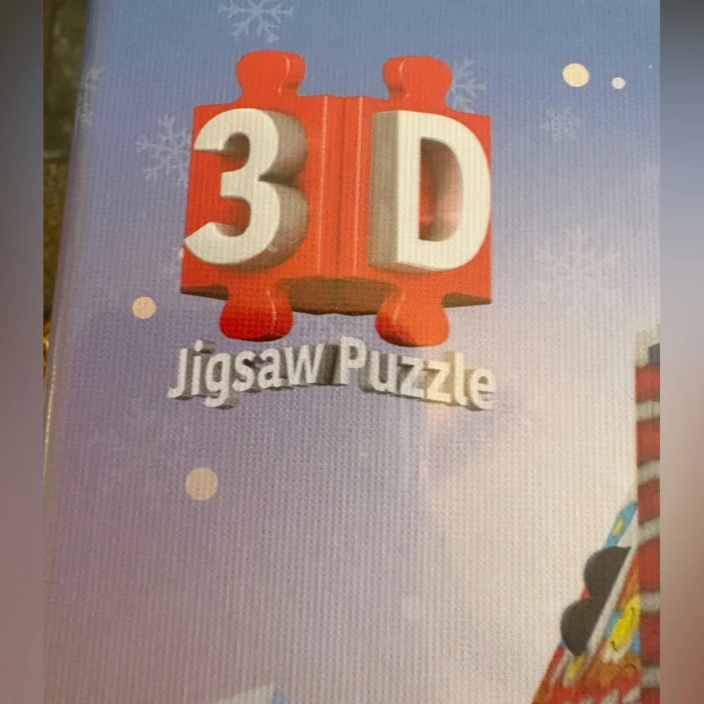 EuroGraphics NWT 3D Gingerbread House Puzzle 302 pieces. Age 10+. Instructions.